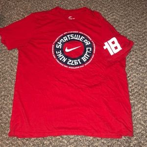 Red Nike Tee
